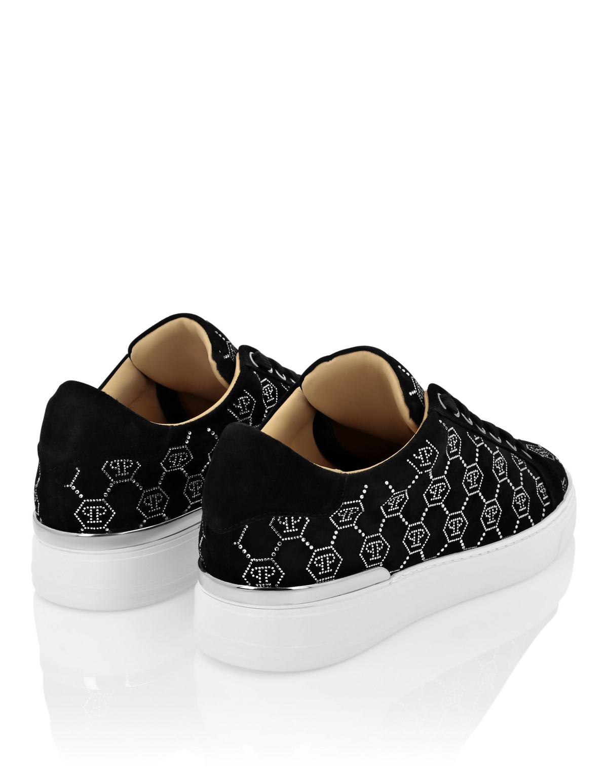 Nappa Leather Lo-Top Sneakers Strass Monogram