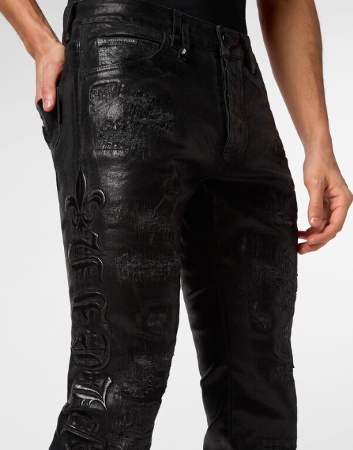 Super Straight Cut Trousers Gothic Plein