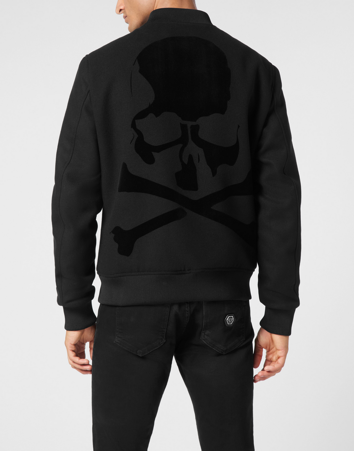 Wool Bomber Skull&Bones