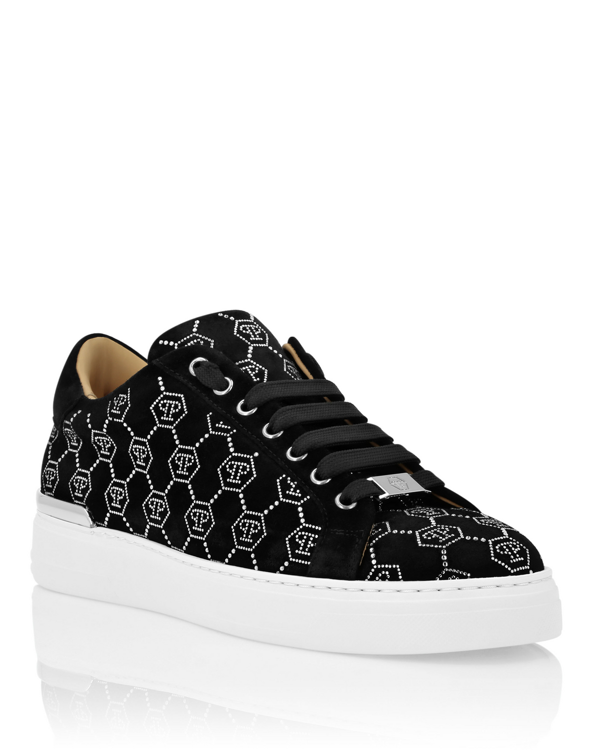 Nappa Leather Lo-Top Sneakers Strass Monogram