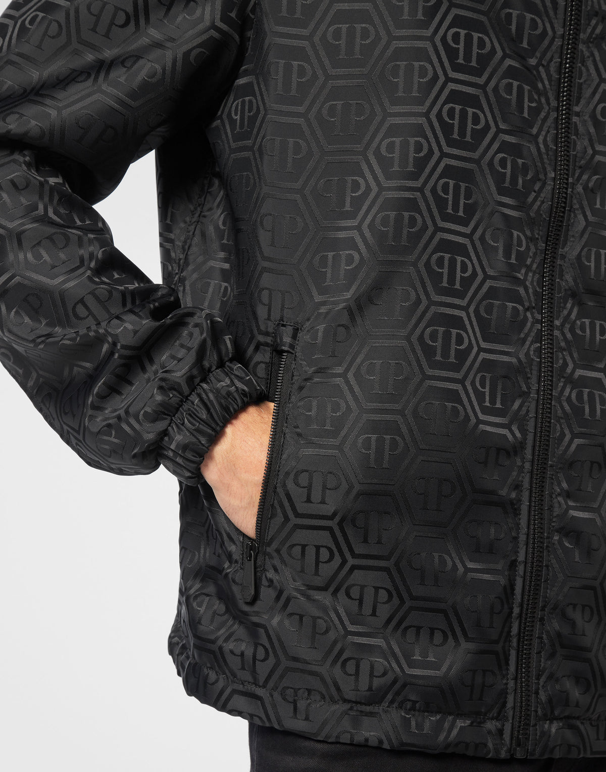 Nylon Jacquard Kway Monogram