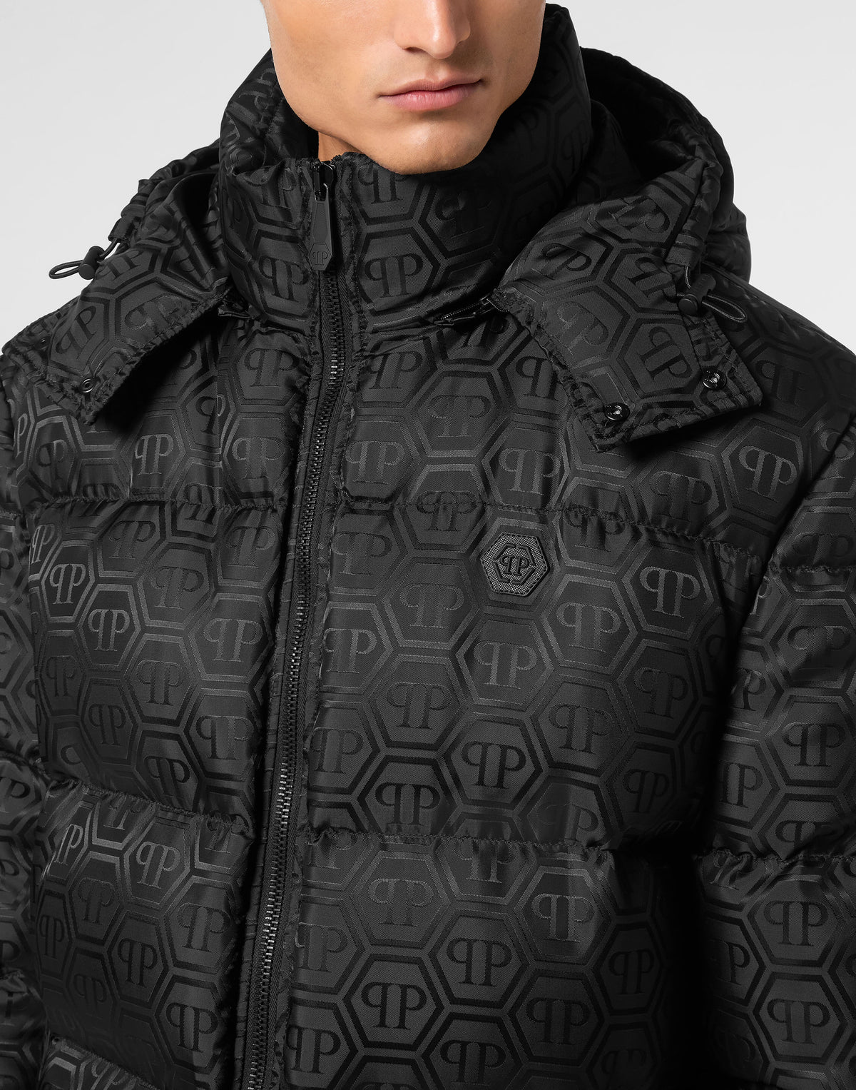 Nylon Jacquard Bomber Monogram