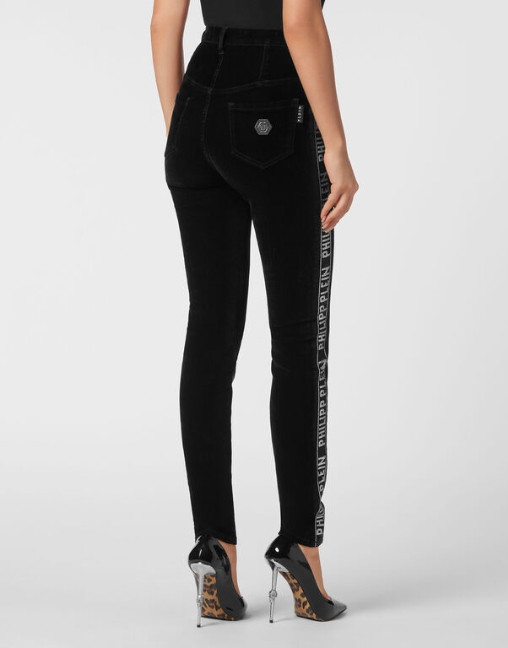 Super High Waist Jegging Crystal Plein