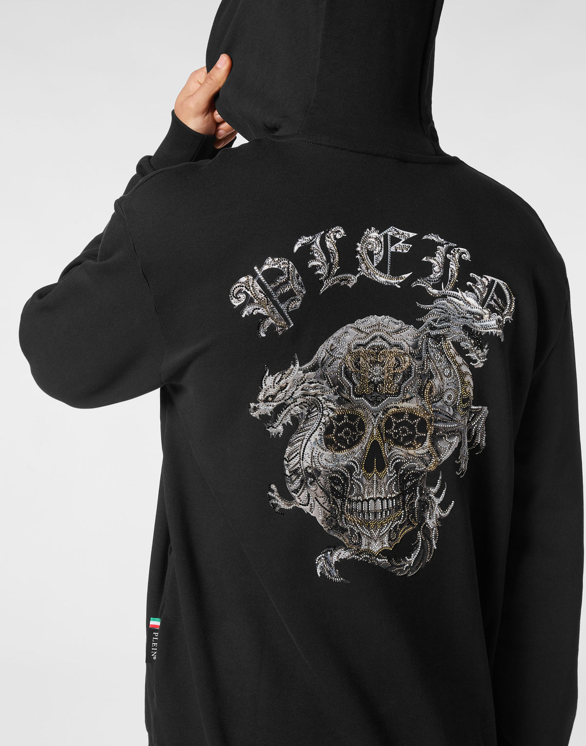 Hoodie Sweatshirt Stones Skull