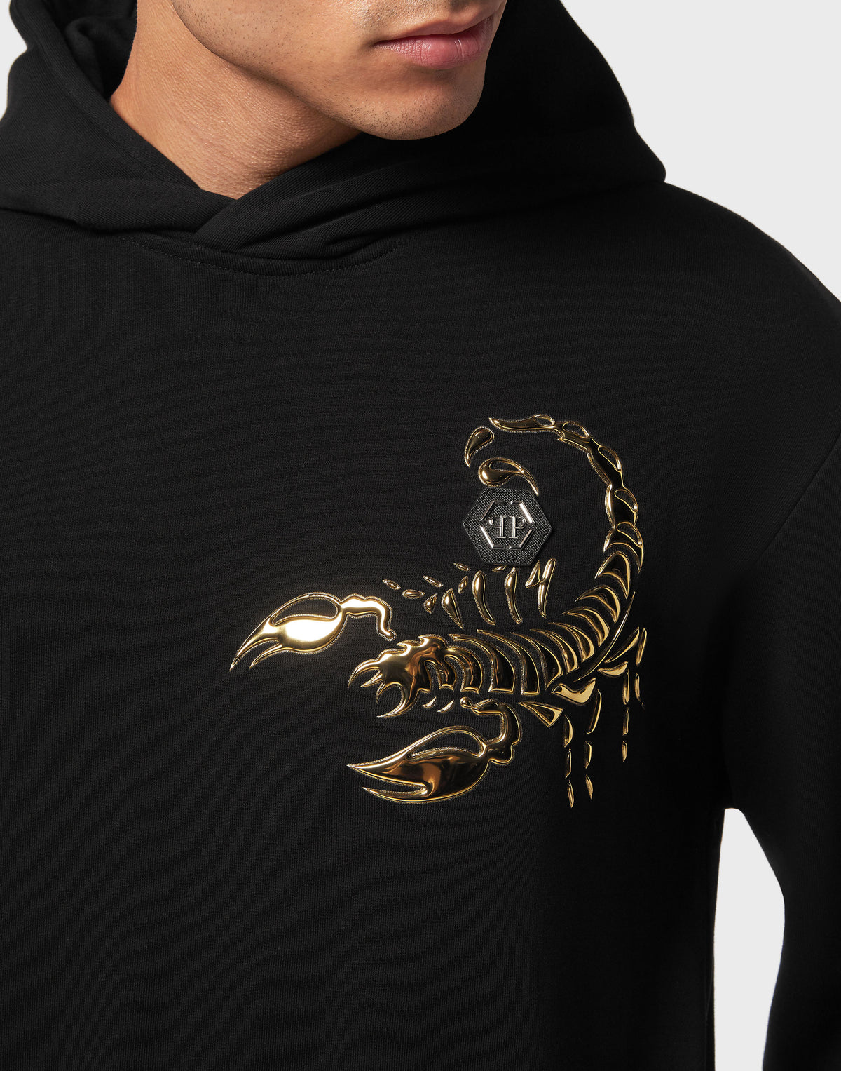 Hoodie Sweatshirt Scorpion black / gold