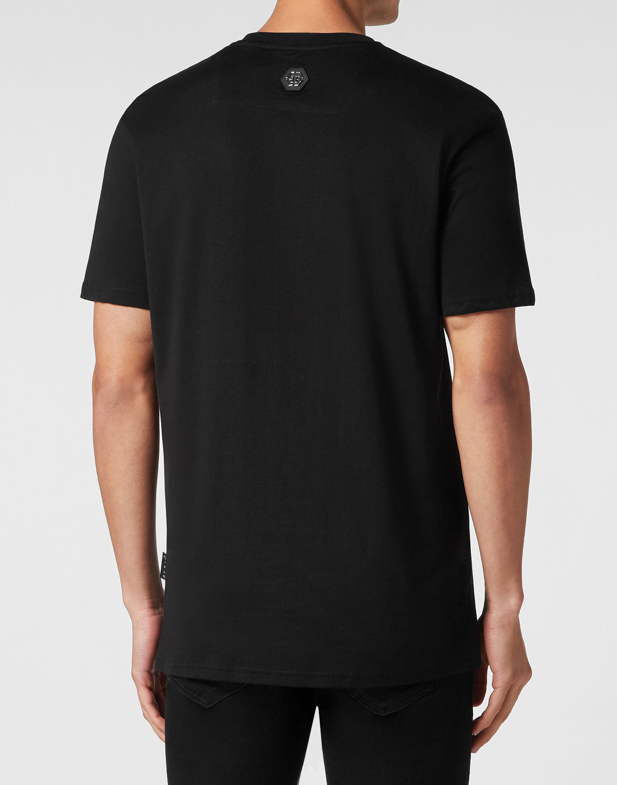 T-shirt Round Neck SS Chrome black