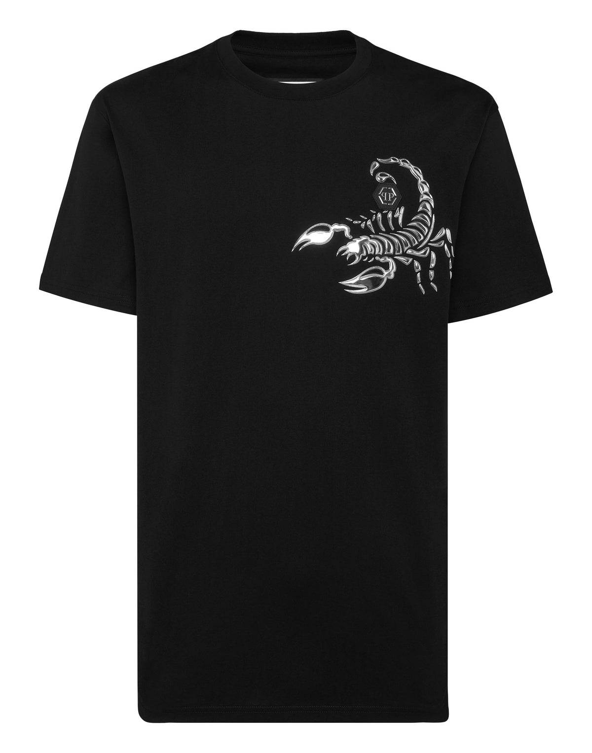 T-shirt Round Neck SS Scorpion black/silver
