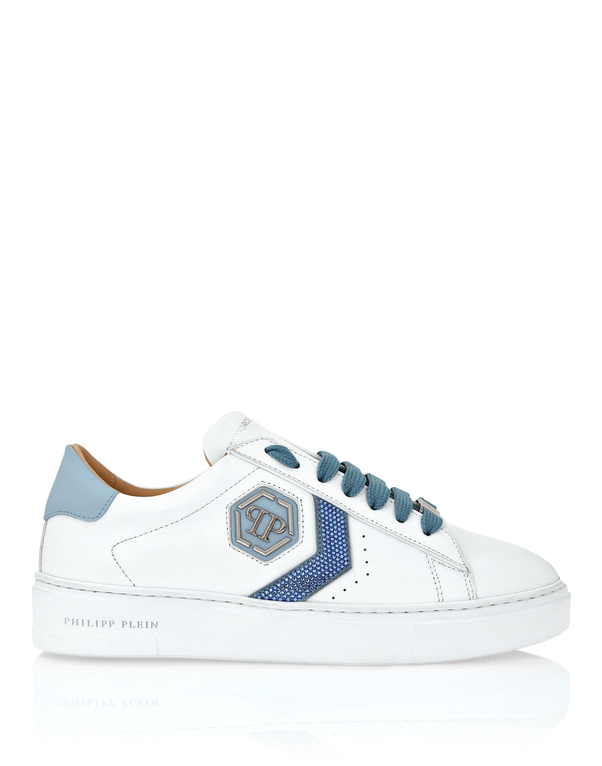 Lo-Top Leather Arrow Force Strass Sneakers-YC Group|Luxury Fashion