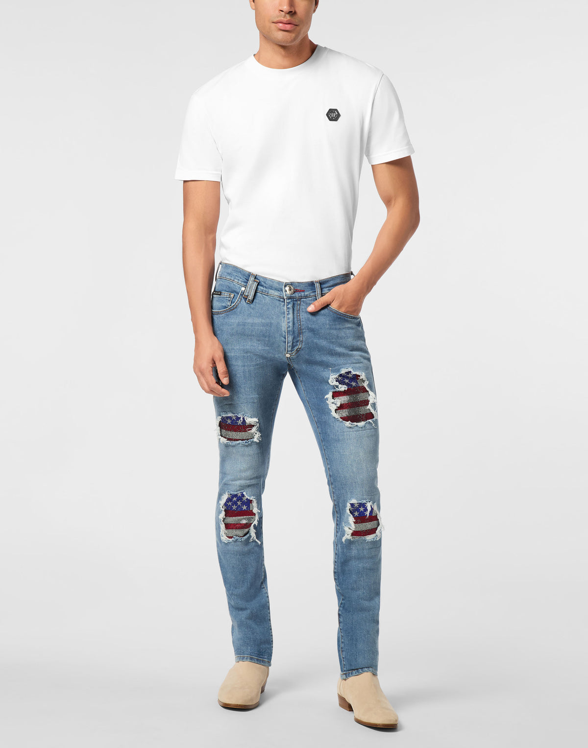 Rock Star Fit Jeans American Flag