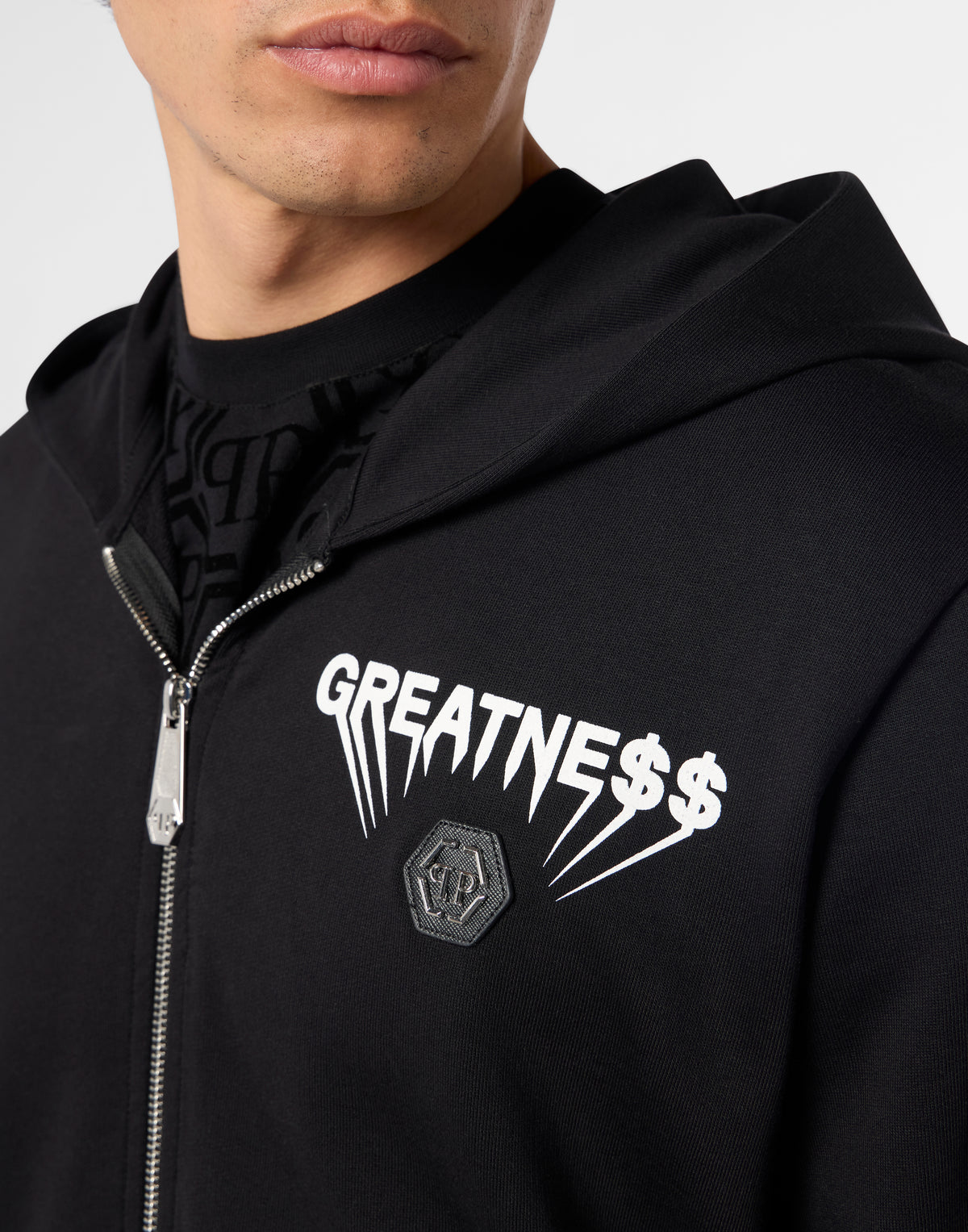 Fleece Zip Hoodie Greatness-YC Group|Luxury Fashion
