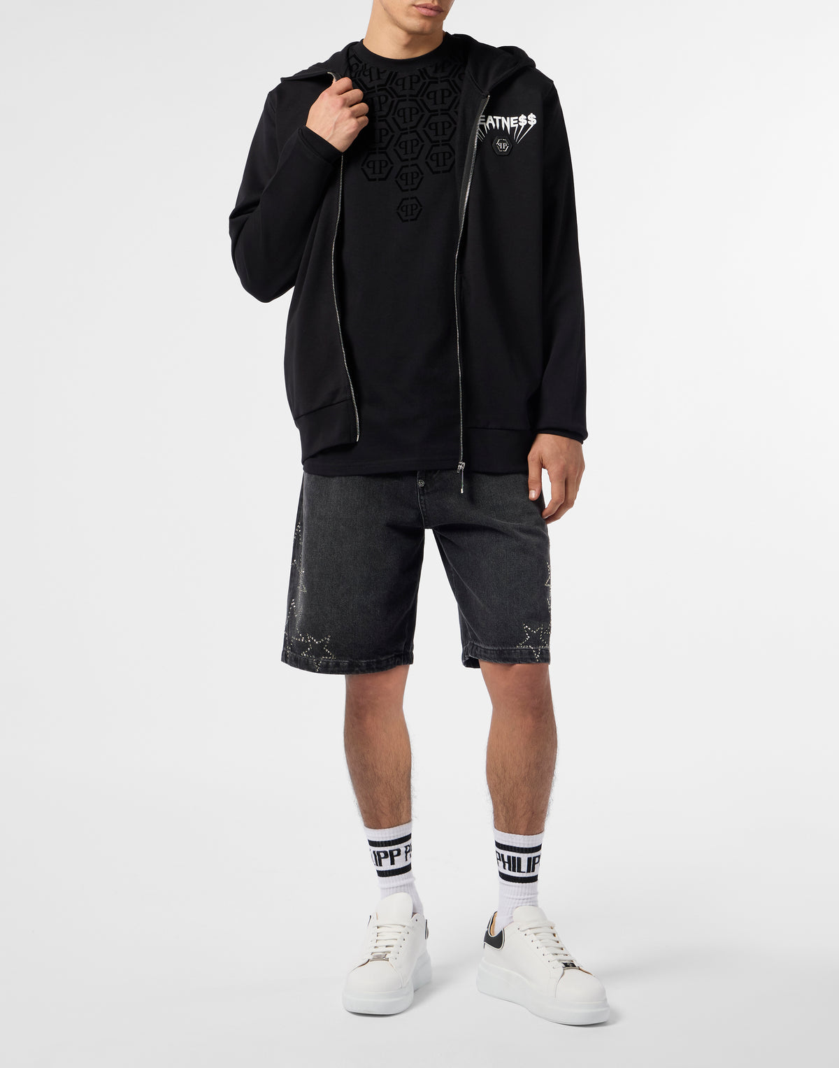 Fleece Zip Hoodie Greatness-YC Group|Luxury Fashion