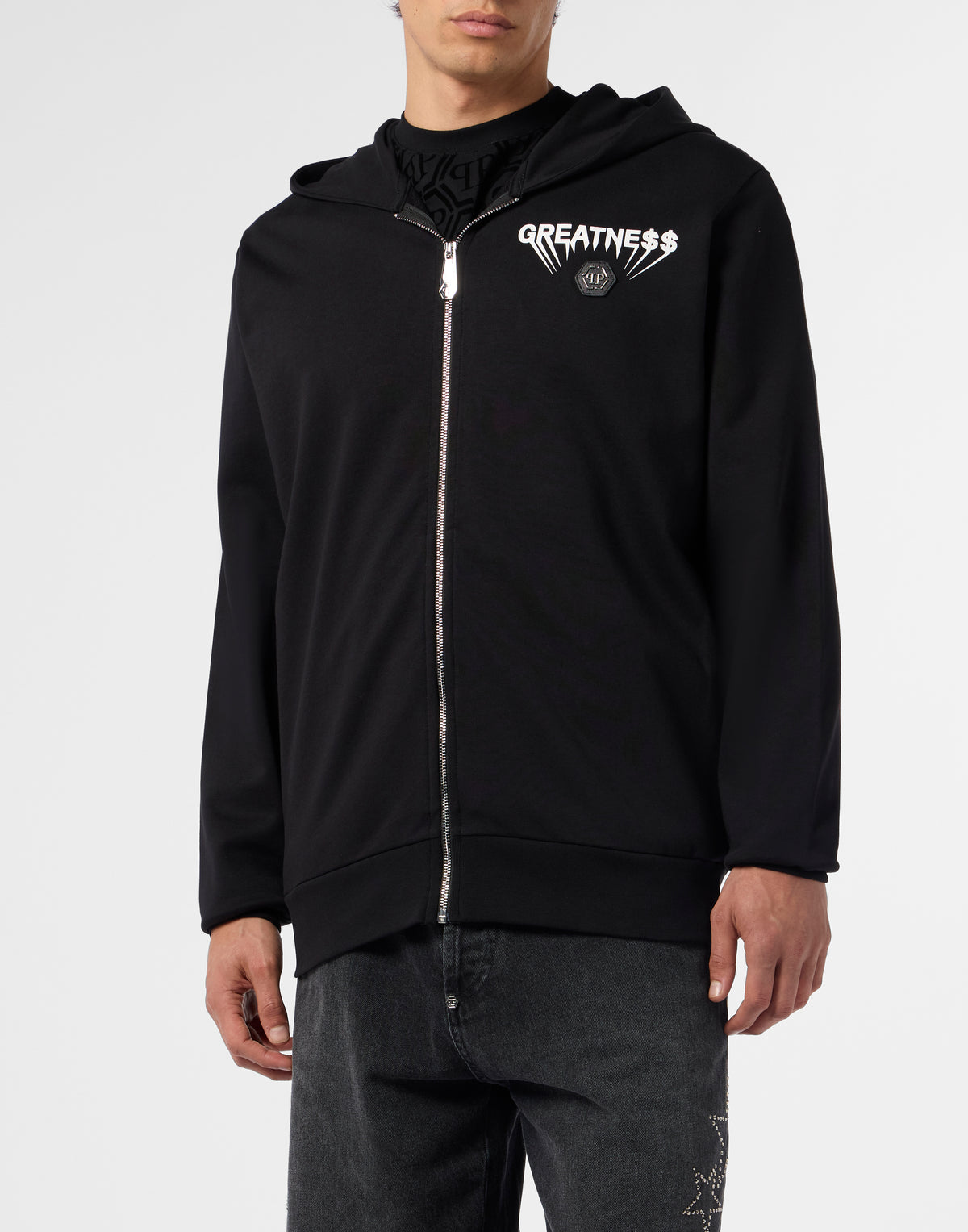 Fleece Zip Hoodie Greatness-YC Group|Luxury Fashion
