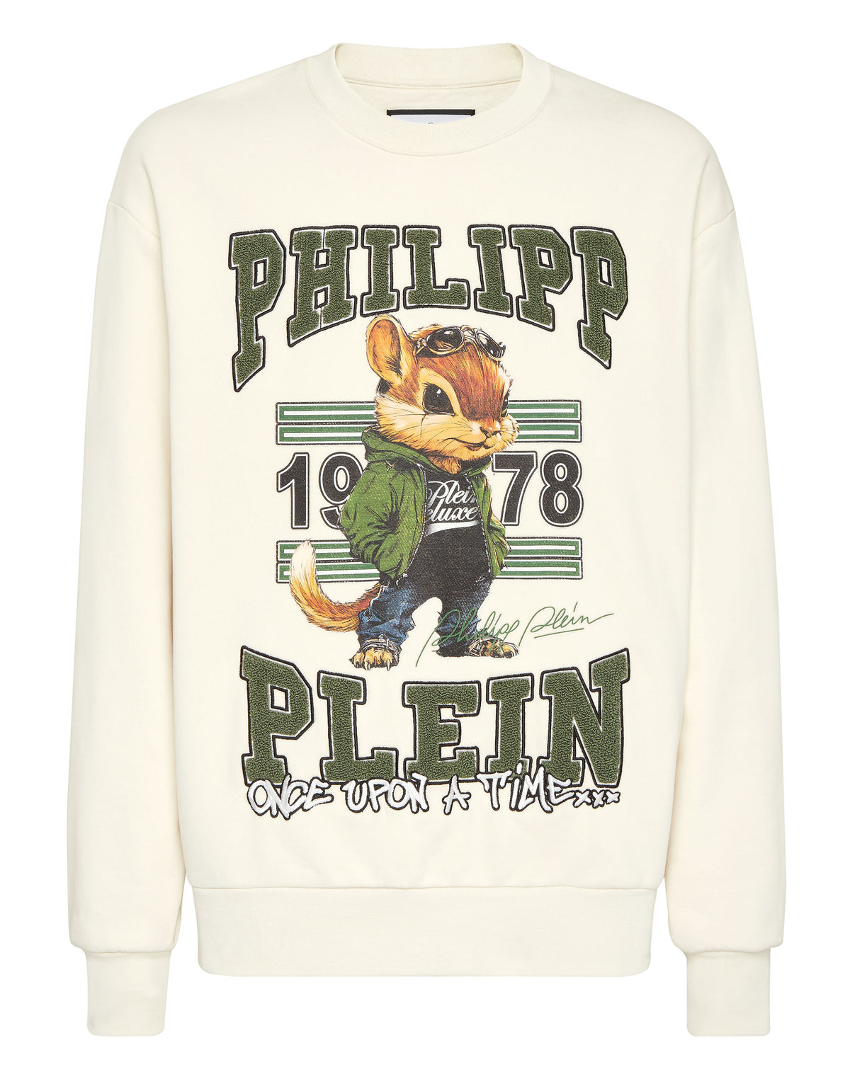 Round Neck Sweatshirt College Squirrel-YC Group|Luxury Fashion