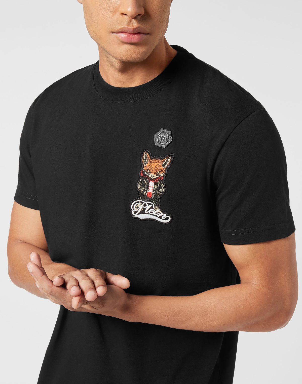 Round Neck T-Shirt Plein Fox-YC Group|Luxury Fashion
