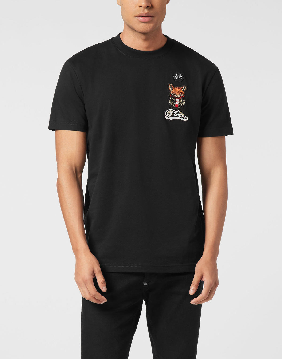 Round Neck T-Shirt Plein Fox-YC Group|Luxury Fashion