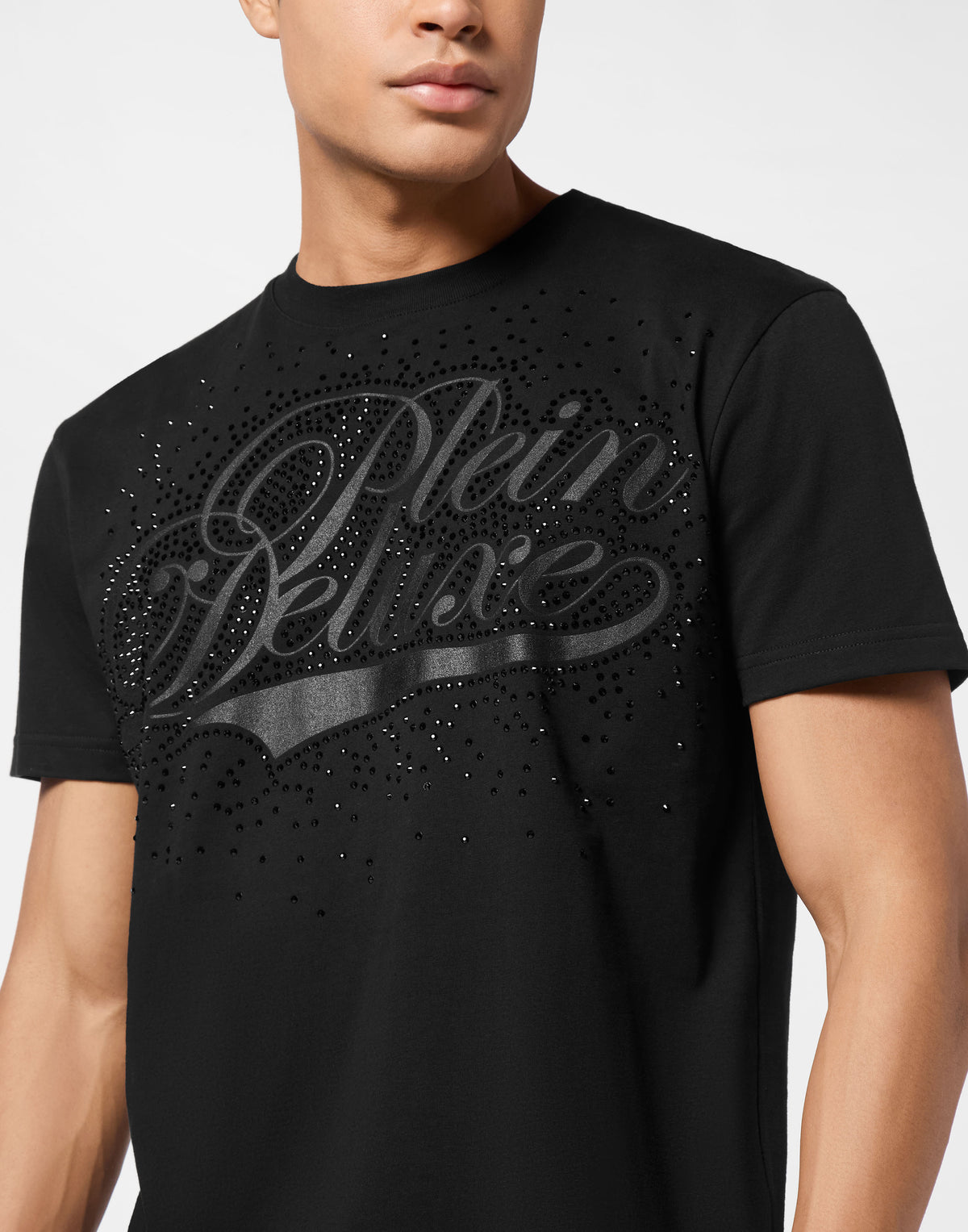 Round Neck T-Shirt Plein Deluxe Stones-YC Group|Luxury Fashion