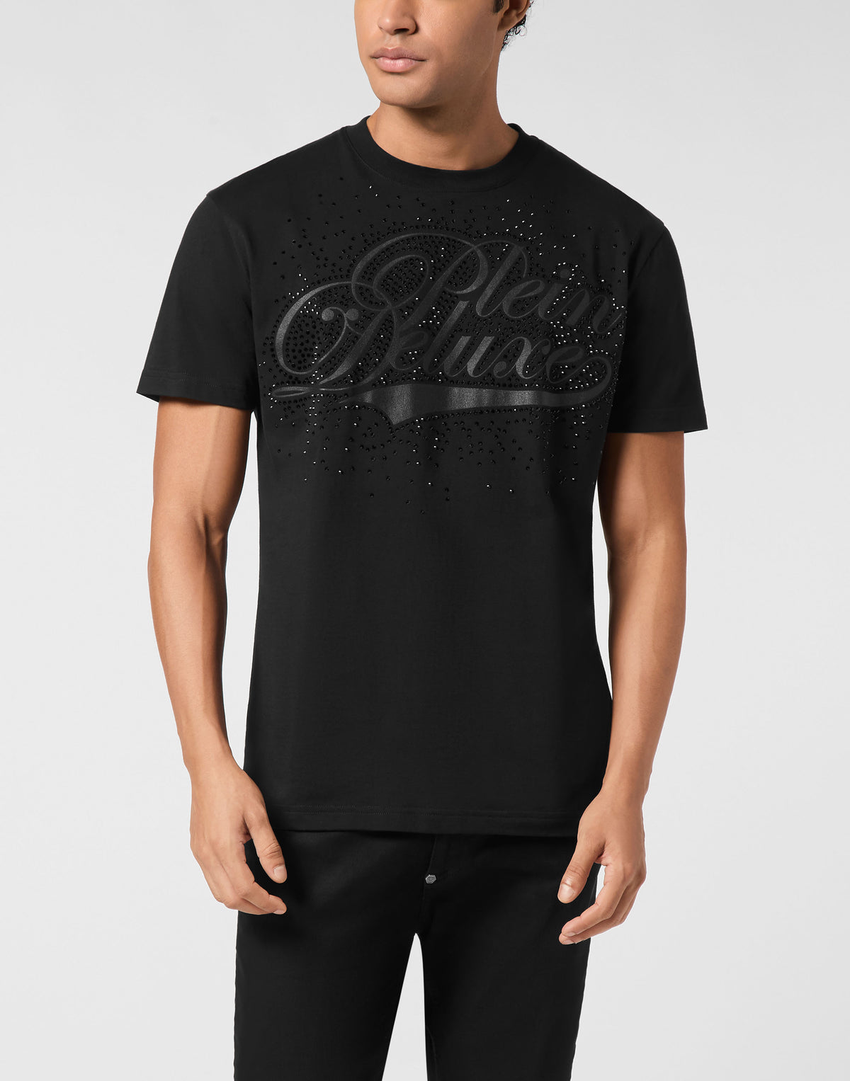 Round Neck T-Shirt Plein Deluxe Stones-YC Group|Luxury Fashion