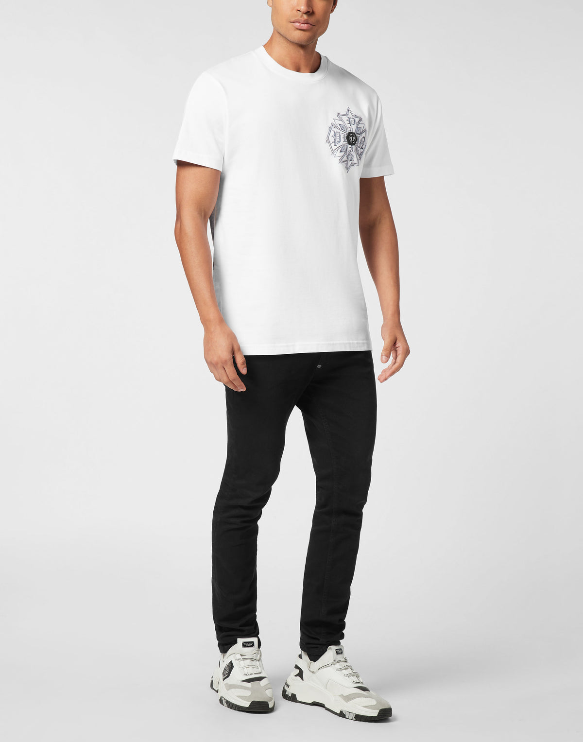Round Neck T-Shirt Truck Gothic Plein