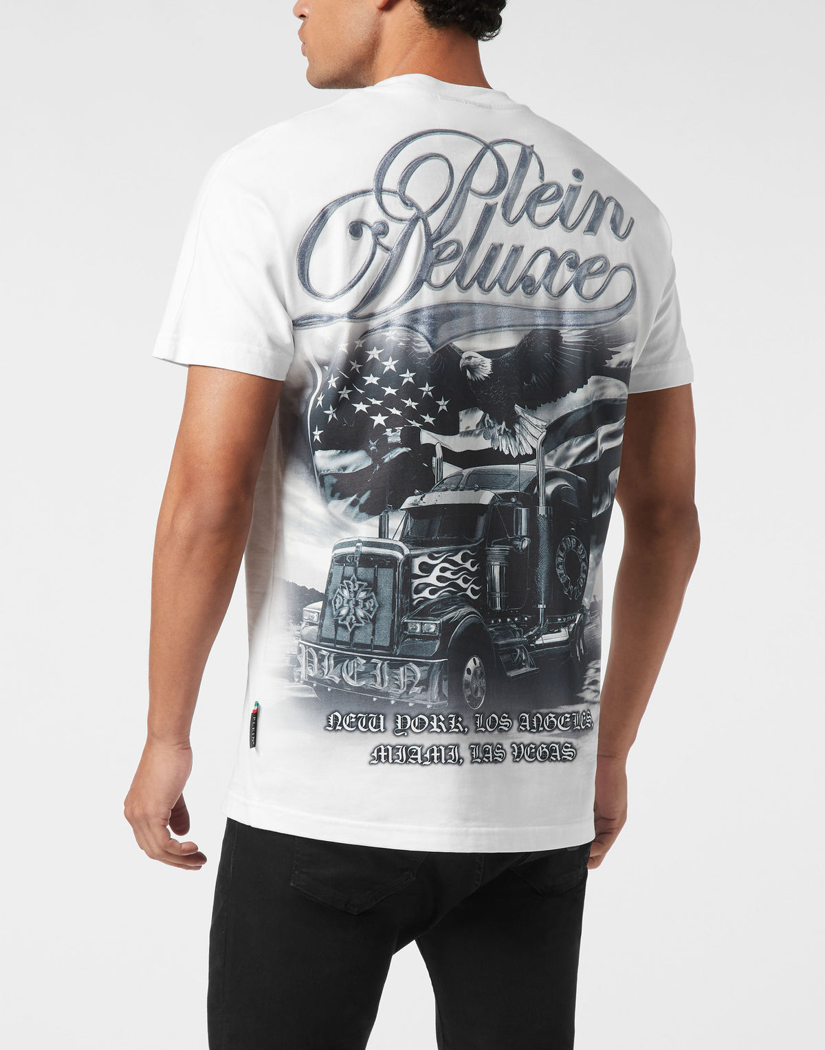 Round Neck T-Shirt Truck Gothic Plein