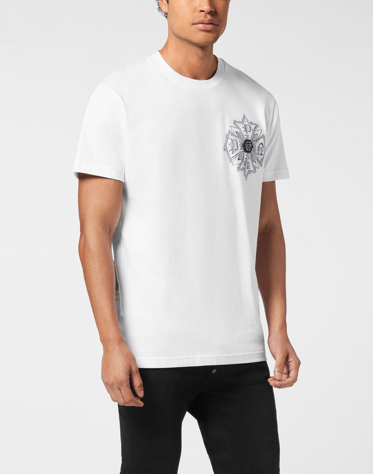 Round Neck T-Shirt Truck Gothic Plein