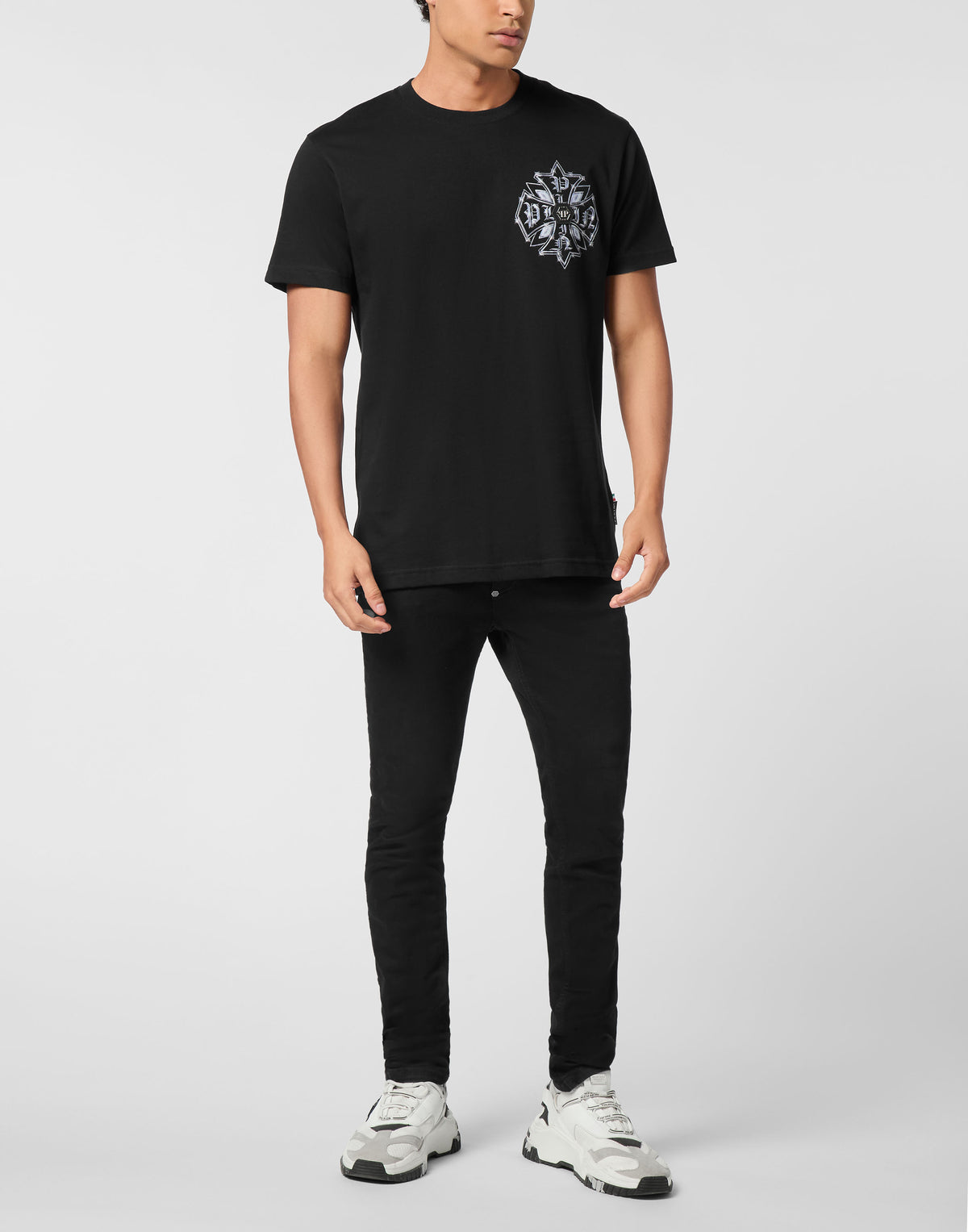 Round Neck T-Shirt Truck Gothic Plein