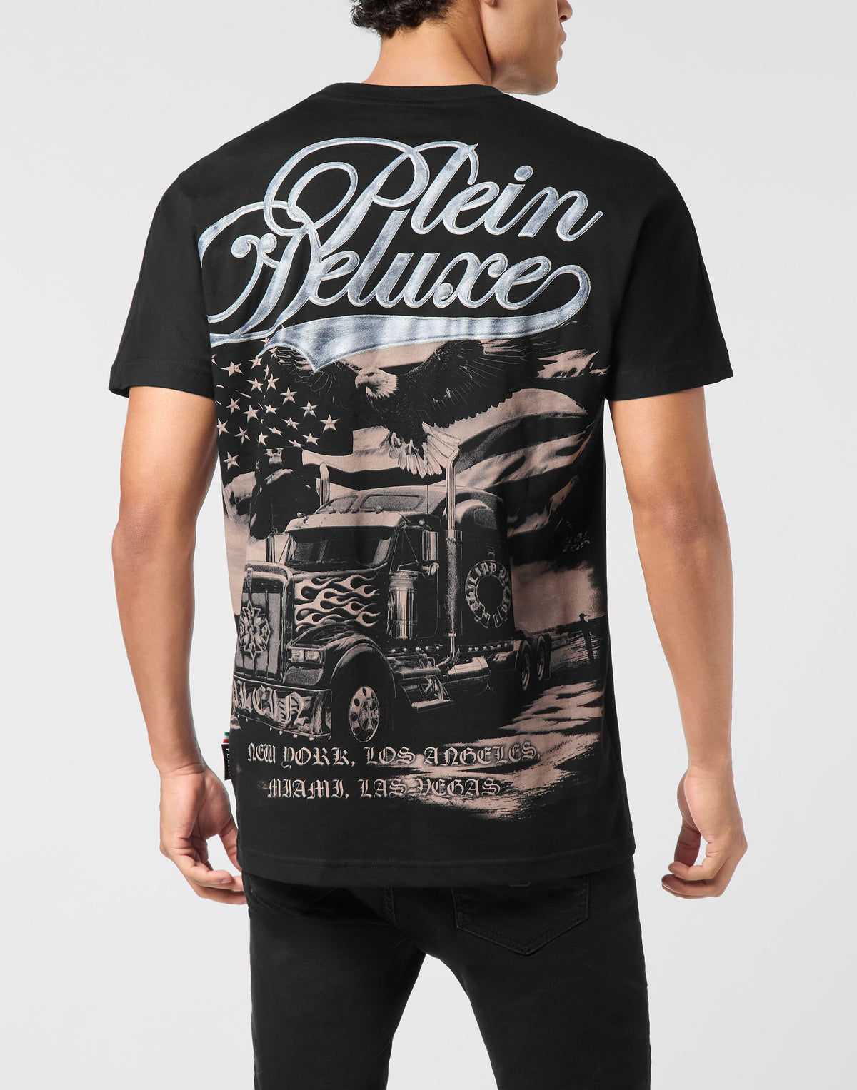 Round Neck T-Shirt Truck Gothic Plein
