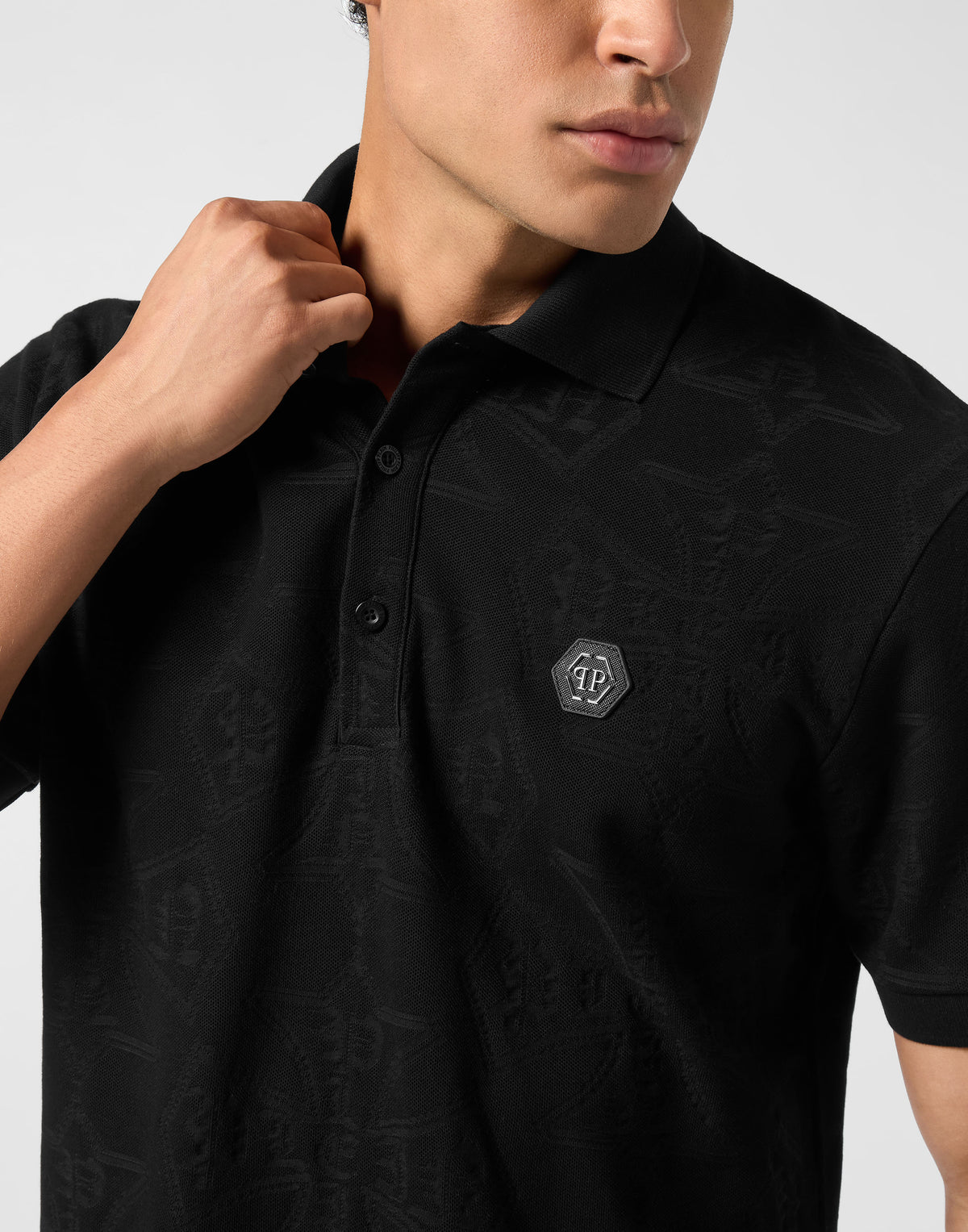 Polo T-Shirt Jacquard Crest-YC Group|Luxury Fashion