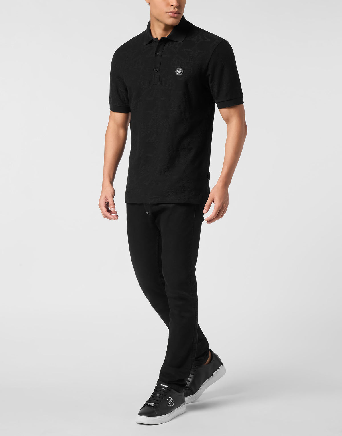 Polo T-Shirt Jacquard Crest-YC Group|Luxury Fashion