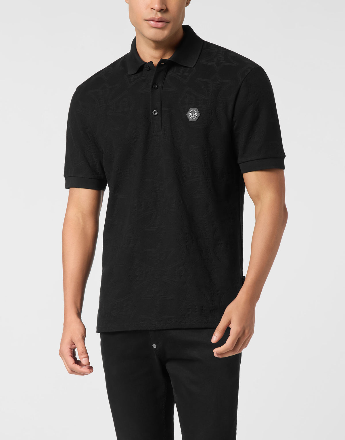 Polo T-Shirt Jacquard Crest-YC Group|Luxury Fashion