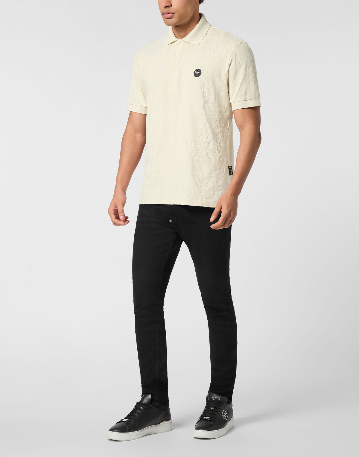 Polo T-Shirt Jacquard Crest-YC Group|Luxury Fashion