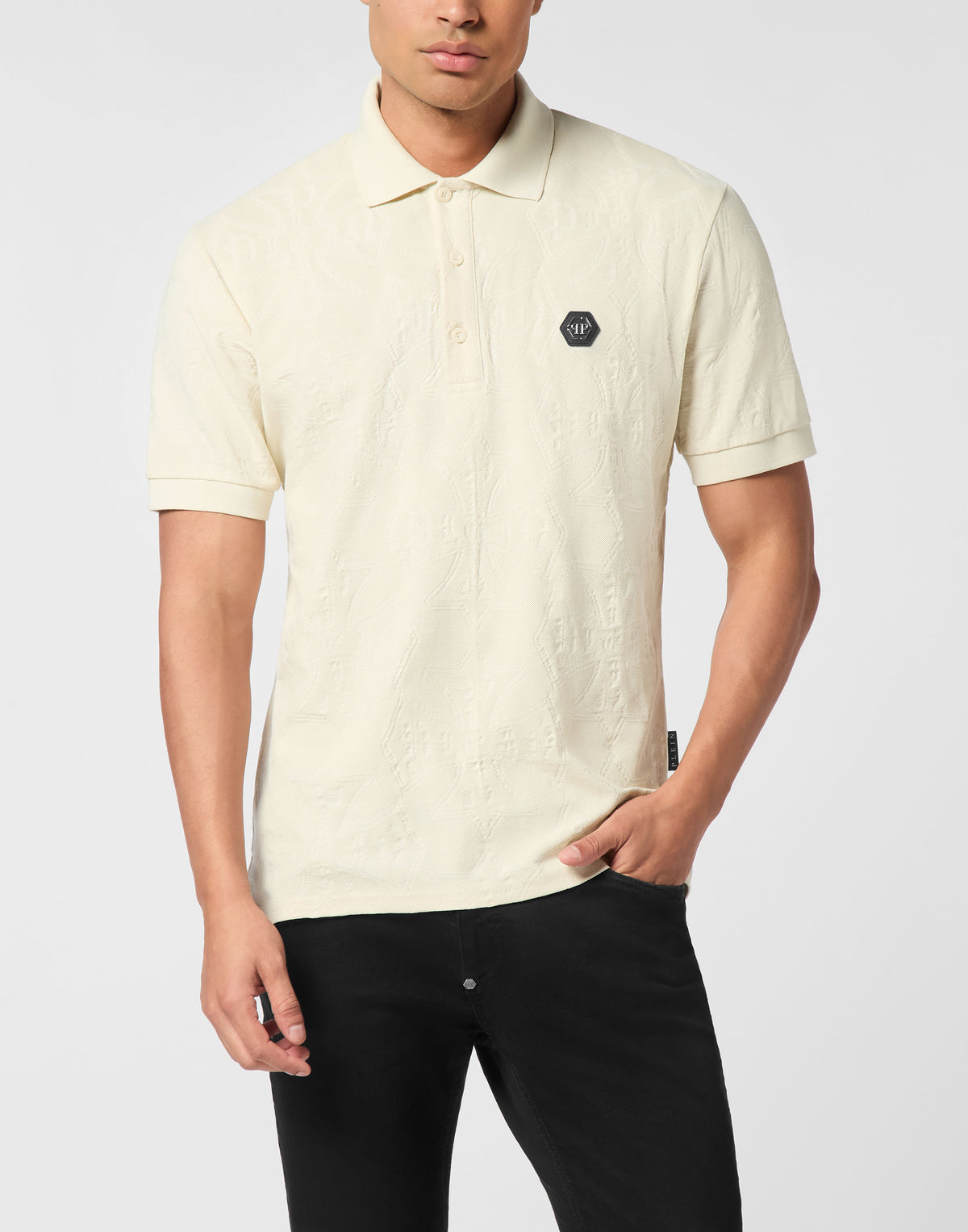 Polo T-Shirt Jacquard Crest-YC Group|Luxury Fashion