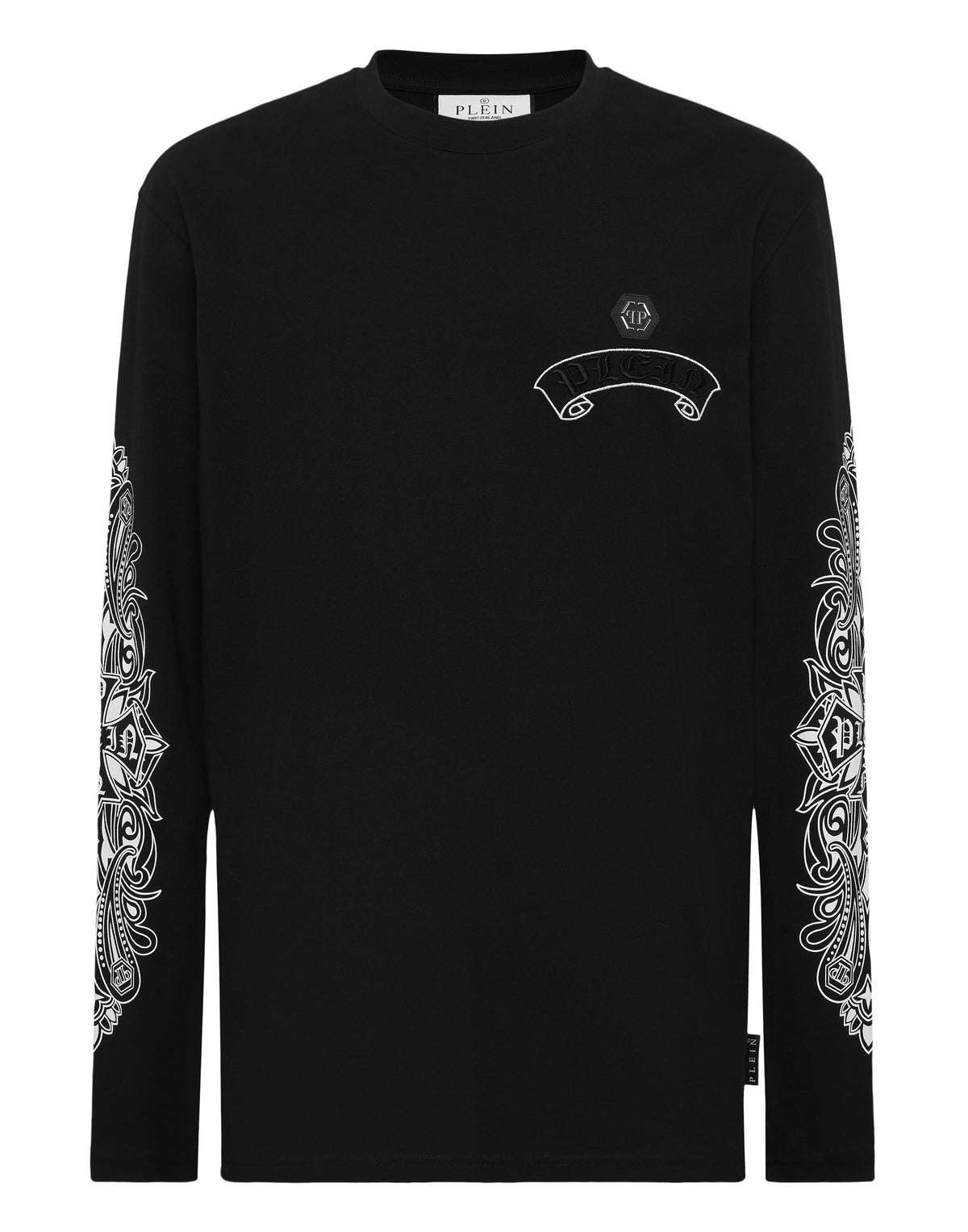 Long Sleeve T-Shirt Chrome Crest-YC Group|Luxury Fashion