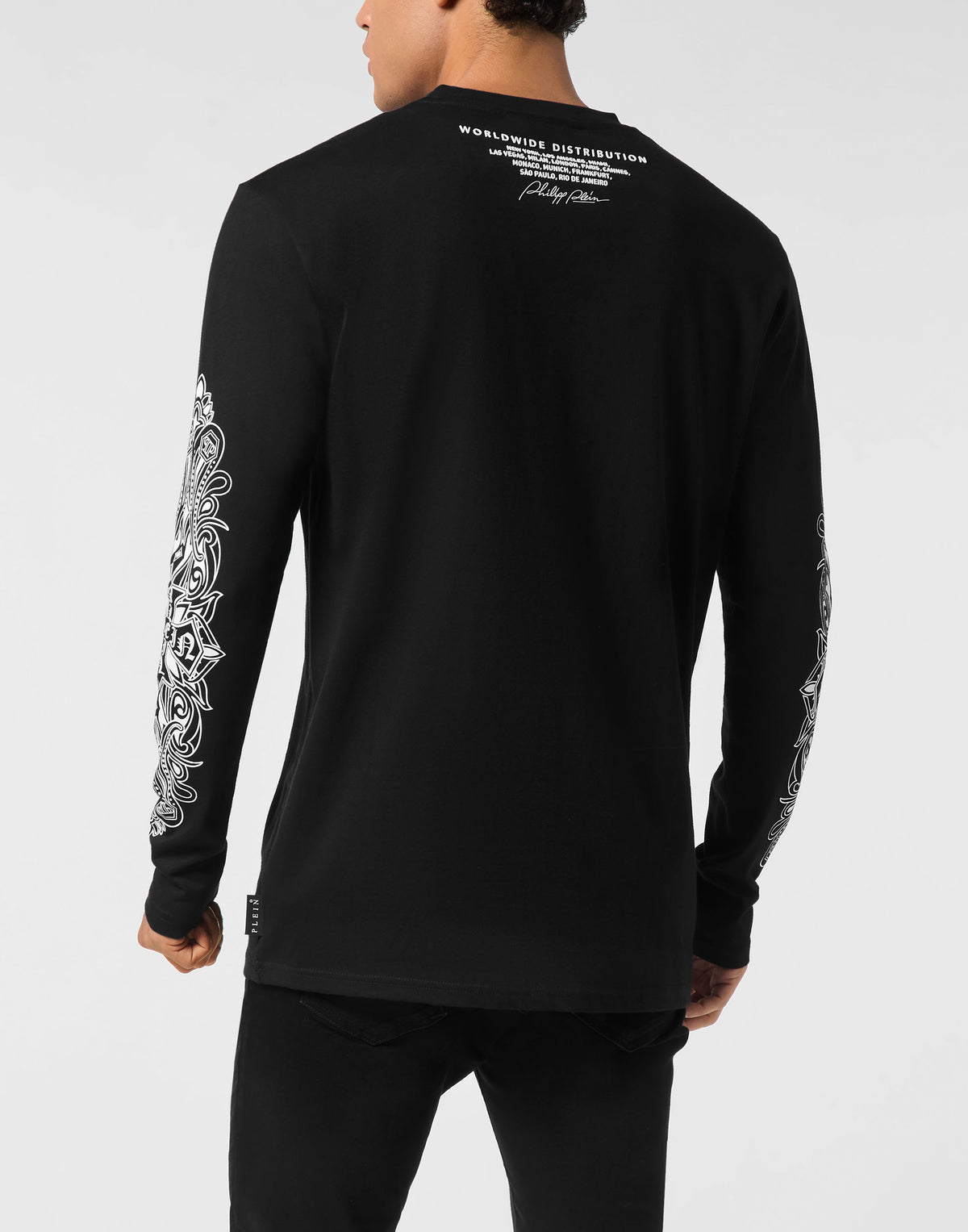 Long Sleeve T-Shirt Chrome Crest-YC Group|Luxury Fashion