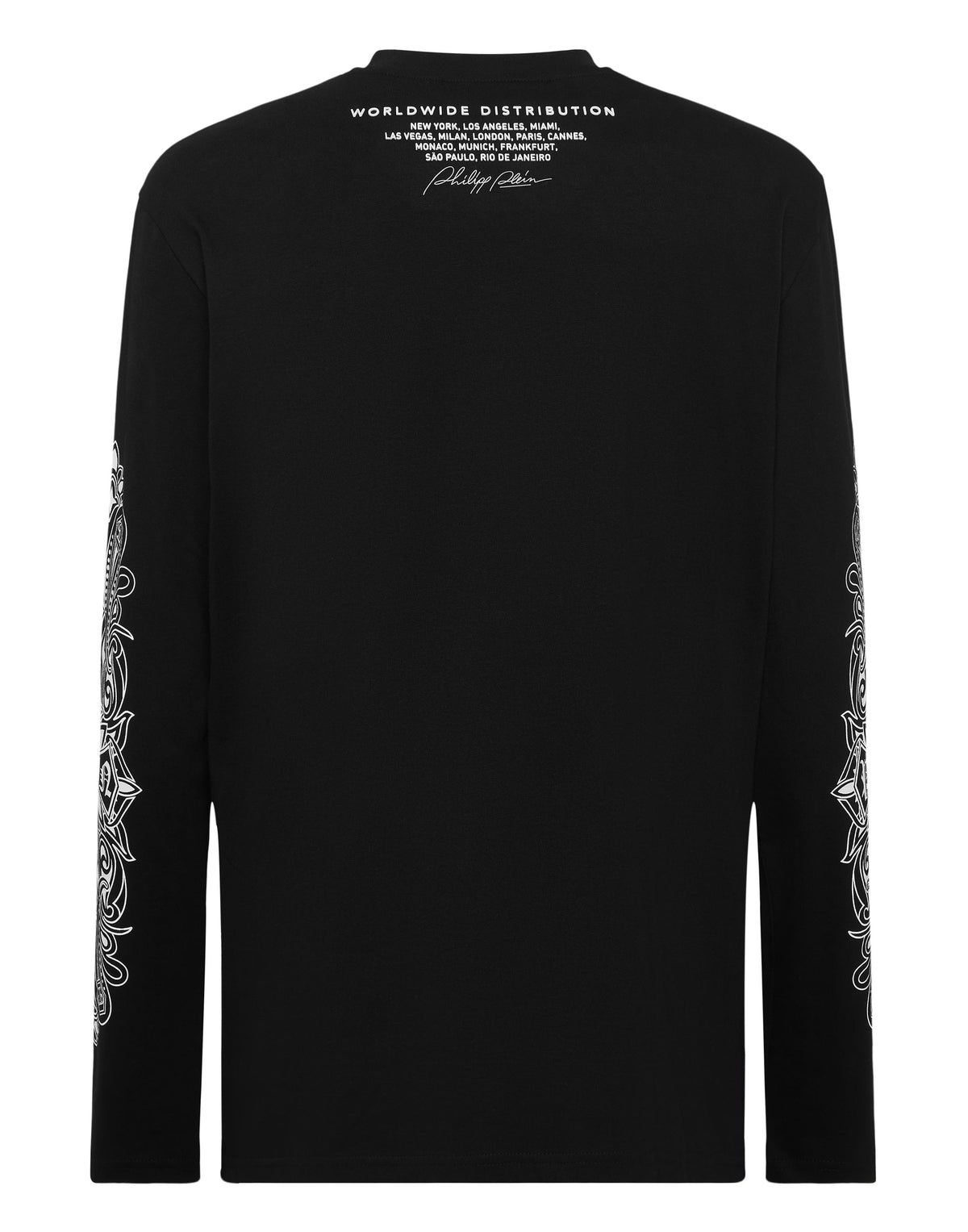 Long Sleeve T-Shirt Chrome Crest-YC Group|Luxury Fashion