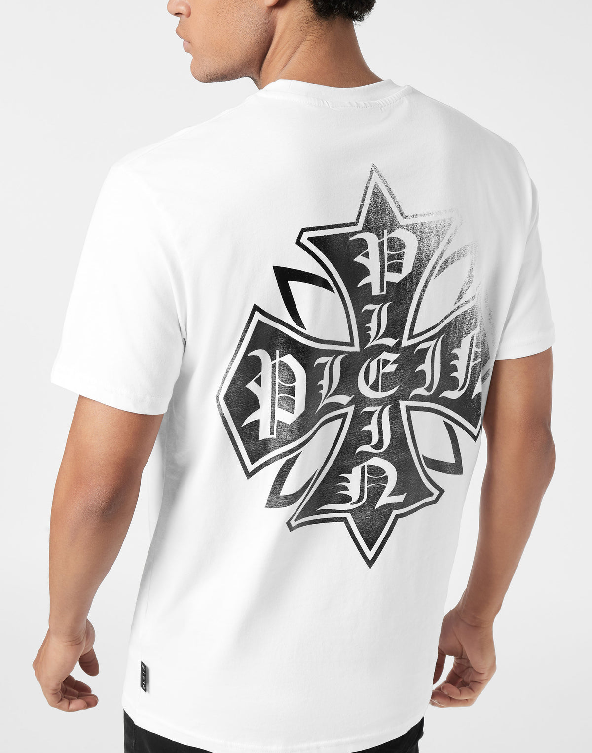 Washed Round Neck T-Shirt Destroyed Crest-YC Group|Luxury Fashion