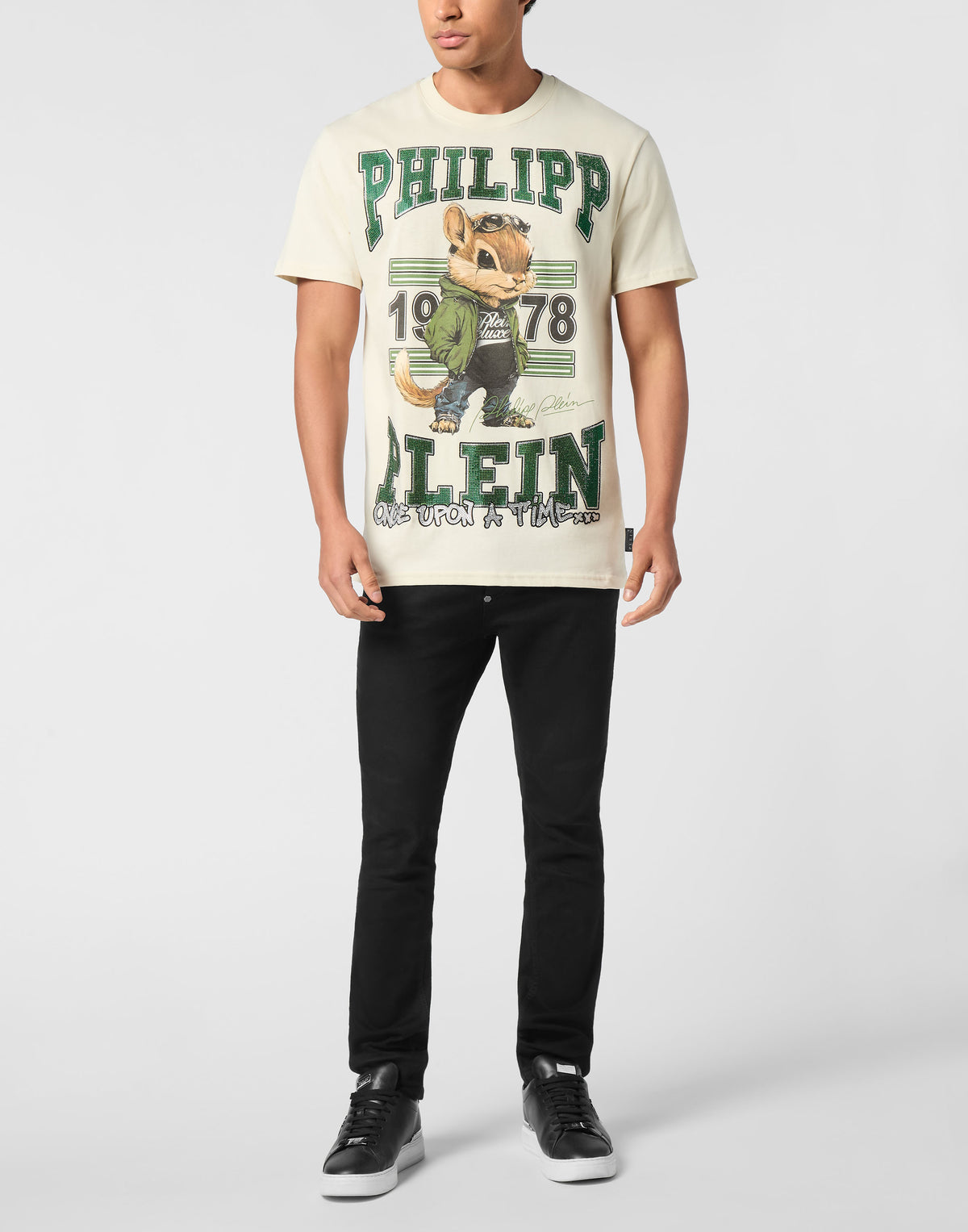 Round Neck T-Shirt College Squirrel Stones-YC Group|Luxury Fashion