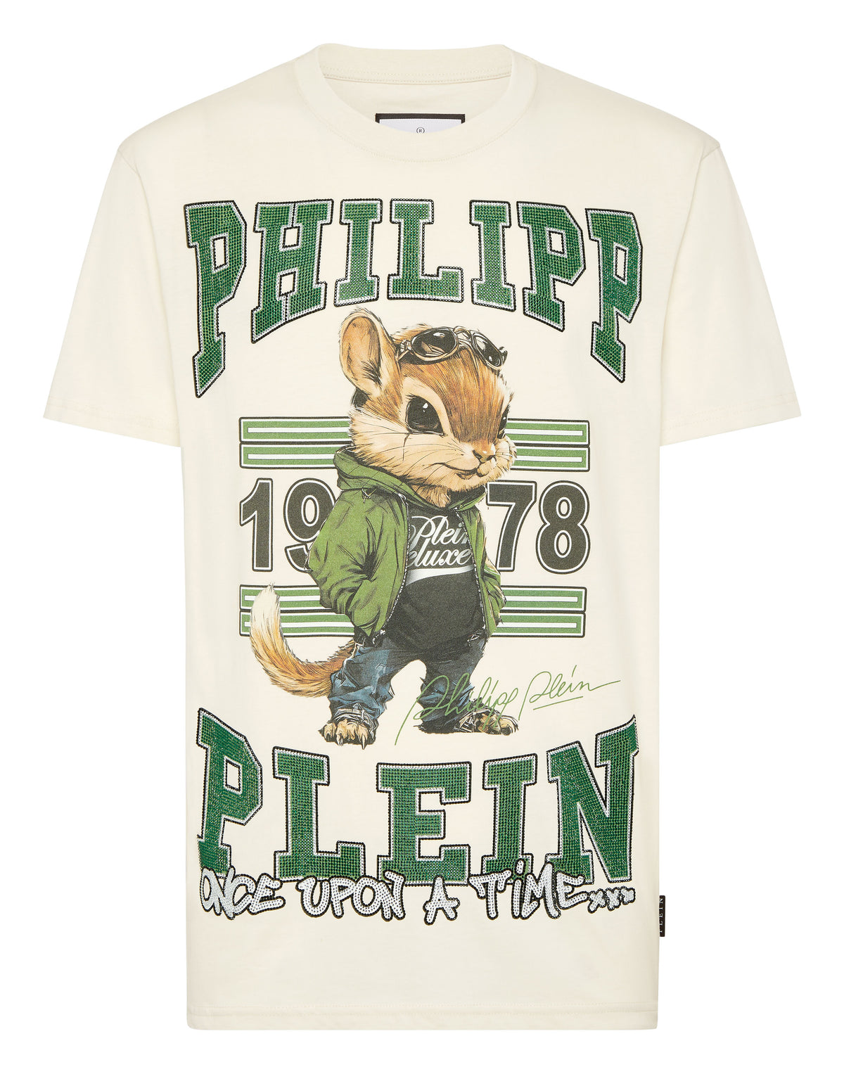 Round Neck T-Shirt College Squirrel Stones-YC Group|Luxury Fashion