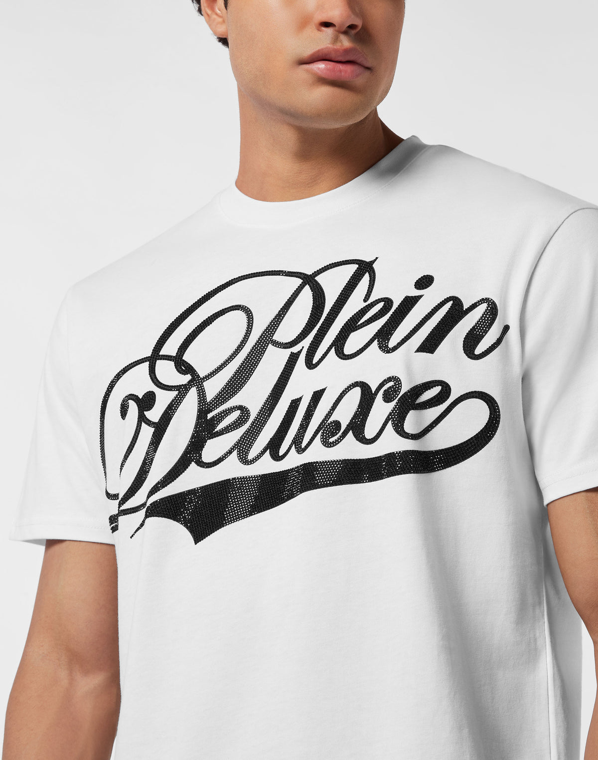 Round Neck T-Shirt Plein Deluxe Stones-YC Group|Luxury Fashion