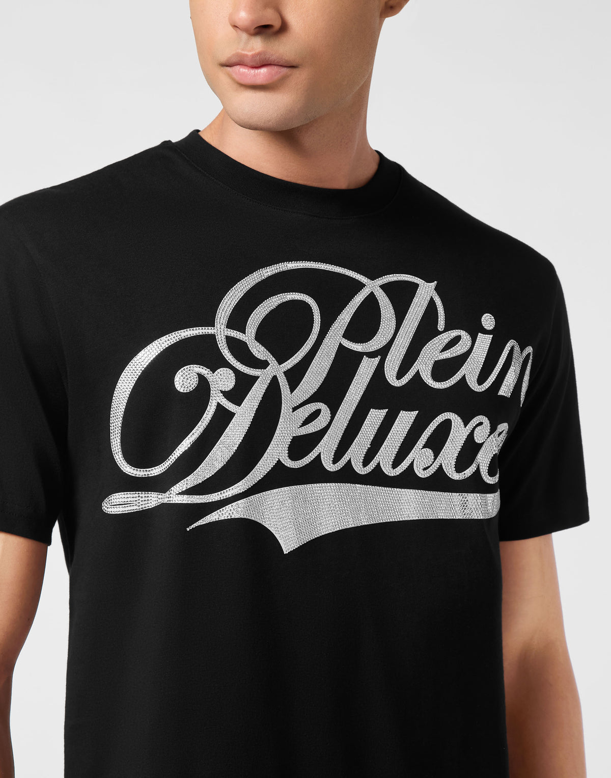 Round Neck T-Shirt Plein Deluxe Stones-YC Group|Luxury Fashion