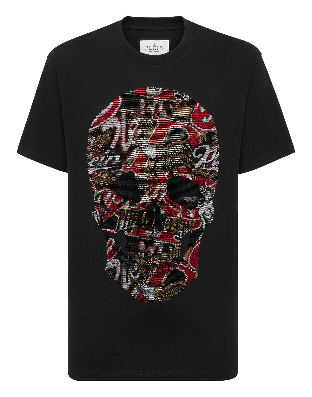 Round Neck T-Shirt Skull Stones-YC Group|Luxury Fashion