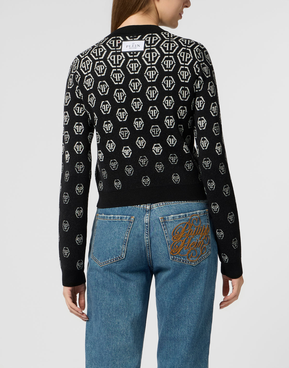 Roundneck Pullover with Fairy Embroidery Monogram-YC Group|Luxury Fashion