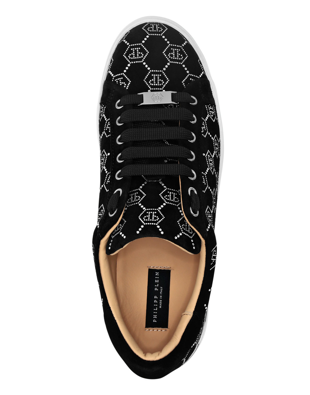 Nappa Leather Lo-Top Sneakers Strass Monogram