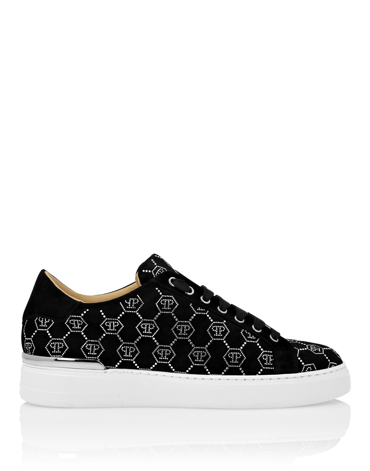 Nappa Leather Lo-Top Sneakers Strass Monogram