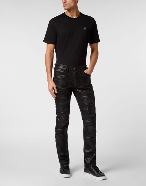 Super Straight Cut Trousers Gothic Plein