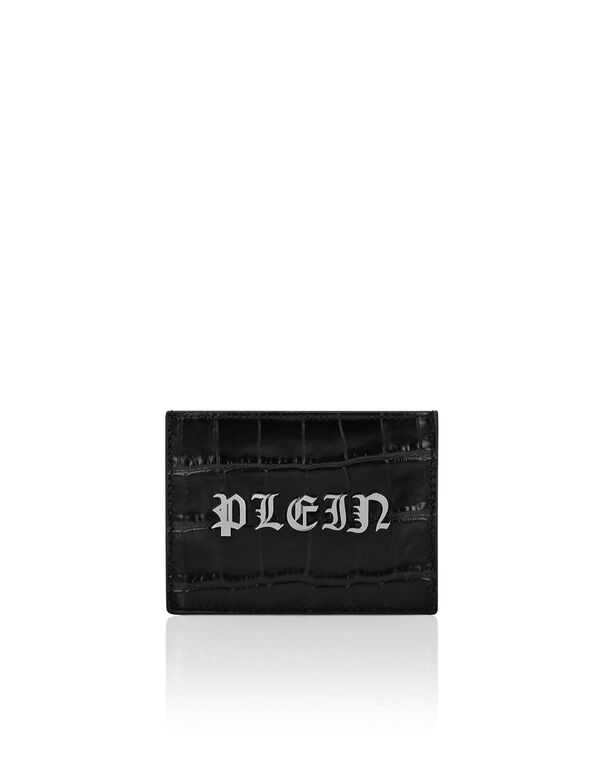 Crocco Printed Leather Credit Cards Holder Gothic Plein