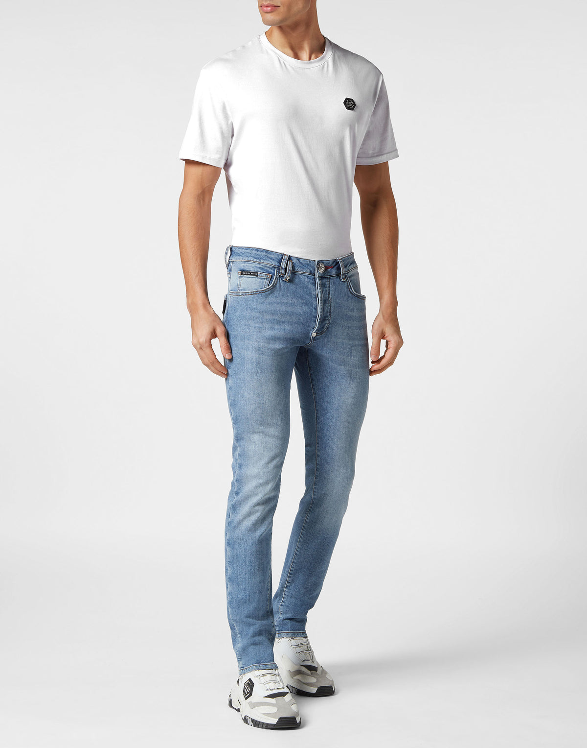 Super Straight Cut Trousers Skull-YC Group|Luxury Fashion