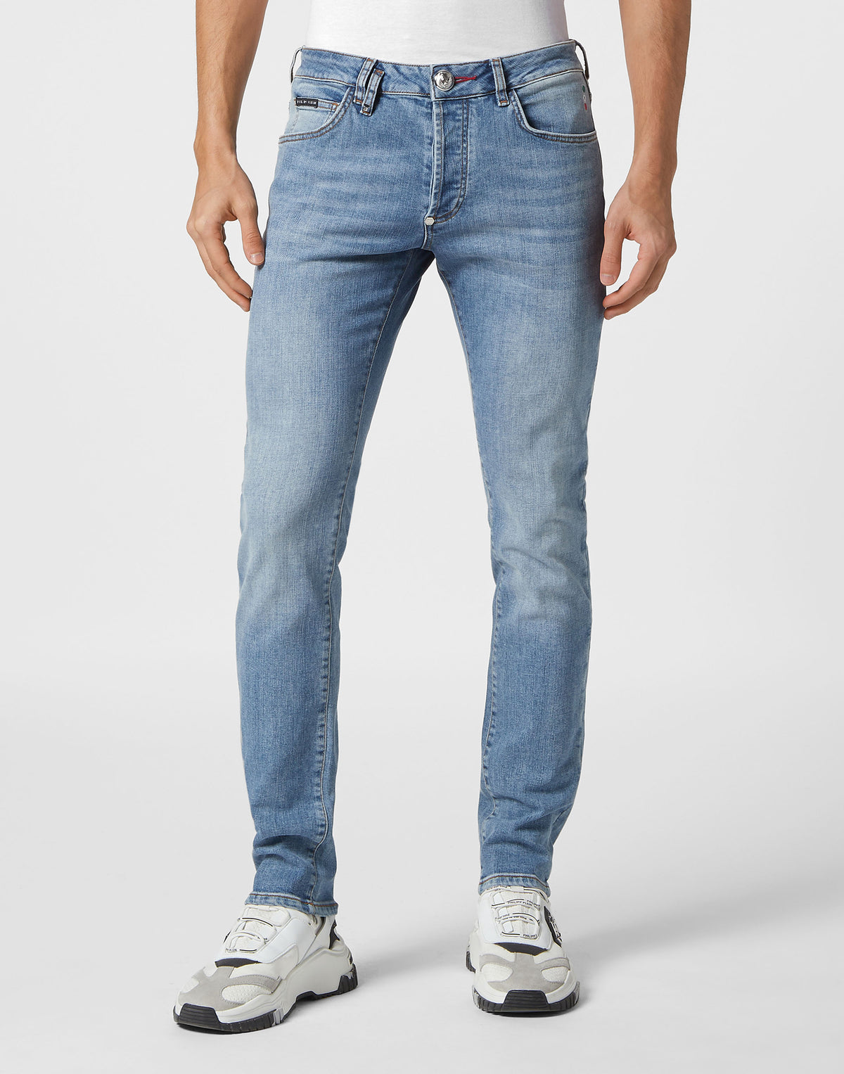 Super Straight Cut Trousers Skull-YC Group|Luxury Fashion