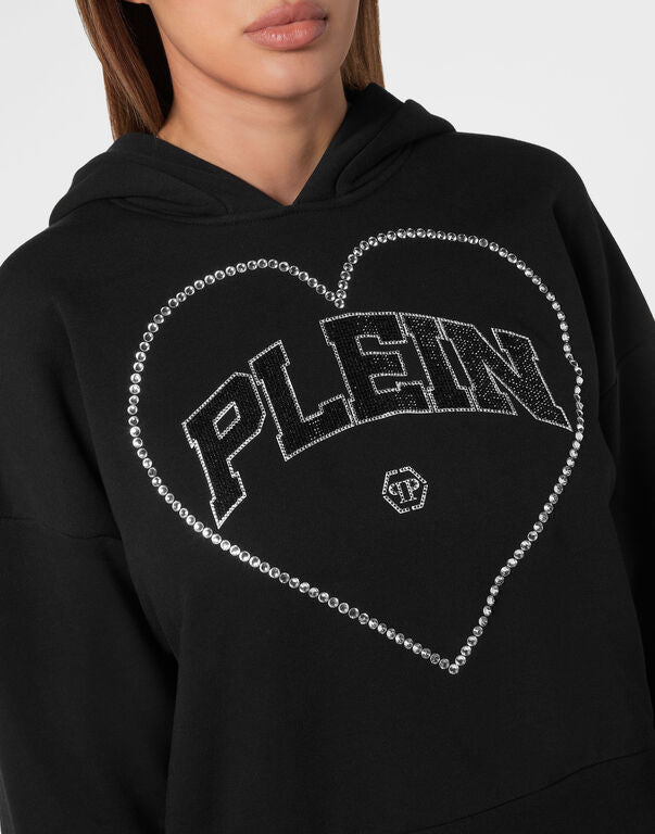 Crop hoodie Heart