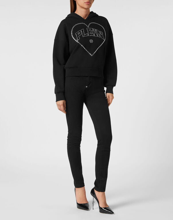 Crop hoodie Heart