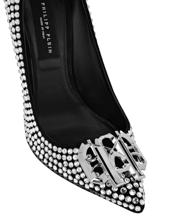 Strass High Plein Heels Decollete Gothic Plein